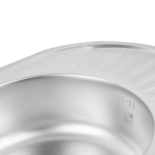 Кухонна мийка Lidz 5745 0,6 мм Decor (LIDZ574506DEC)