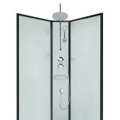 Душевой бокс Lidz Majatek SB90x90.BLA.LOW.TR, с поддоном Kupala