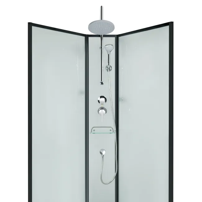 Душевой бокс Lidz Majatek SB90x90.BLA.LOW.TR, с поддоном Kupala