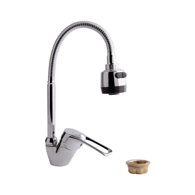 Смеситель для кухни с рефлекторным изливом SW G-Ferro Hansberg 008F-1 Смеситель для кухни с рефлекторным изливом SW G-Ferro Hansberg 008F-1