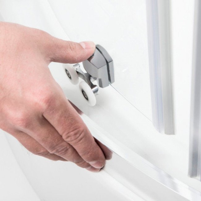 Душевая кабина Lidz Latwa SC80x80.SAT.LOW.FR, стекло Frost 4 мм