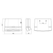 Держатель для бумажных полотенец Qtap Drzak na Rucniky DR600SP