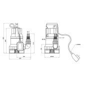 Насос дренажний Womar SPB750-3 0,75 кВт Насос дренажний Womar SPB750-3 0,75 кВт