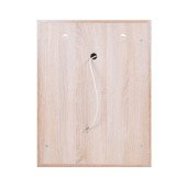 Зеркальный шкаф подвесной Qtap Pisces 600х800х140 Whitish oak с LED-подсветкой