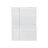 Душевая дверь в нишу Qtap Pisces WHI2014-15.CP5 140-150x185 см, стекло Pattern 5 мм