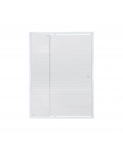 Душові двері в нішу Qtap Pisces WHI2014-15.CP5 140-150x185 см, скло Pattern 5 мм