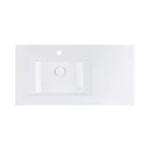 Раковина Qtap Albatross New 910x470x180 White с донным клапаном QT0111750690LW