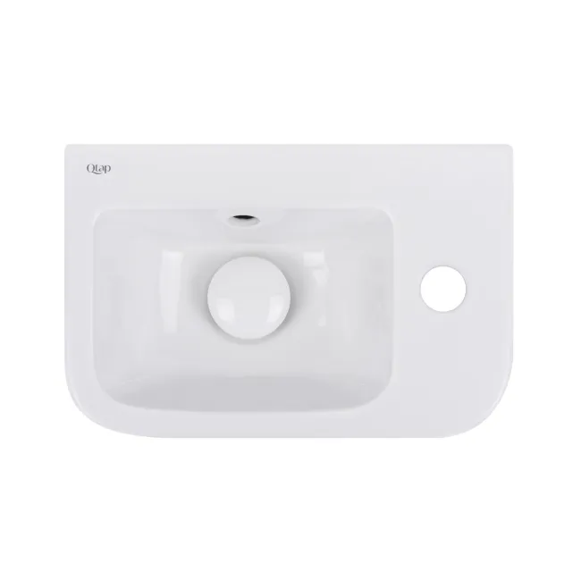 Раковина Qtap Tern 375х245х135 White с донным клапаном QT171110100RW Раковина Qtap Tern 375х245х135 White с донным клапаном QT171110100RW