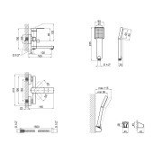 Змішувач для ванни Lidz (CRM) 21 45 006-1 New