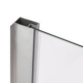 Душова кабіна Lidz Wieza SC80x80.SAT.MID.L, скло Linie 4 мм