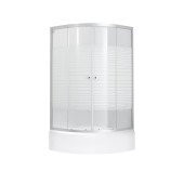 Душова кабіна Lidz Wieza SC80x80.SAT.MID.L, з піддон панеллю Kupala