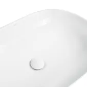Раковина-чаша Qtap Cardinal 600х400х145 White с донным клапаном QT04117060IW