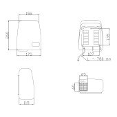 Сушарка для рук Lidz (WHI) 130.01.93 1200 Вт Сушарка для рук Lidz (WHI) 130.01.93 1200 Вт