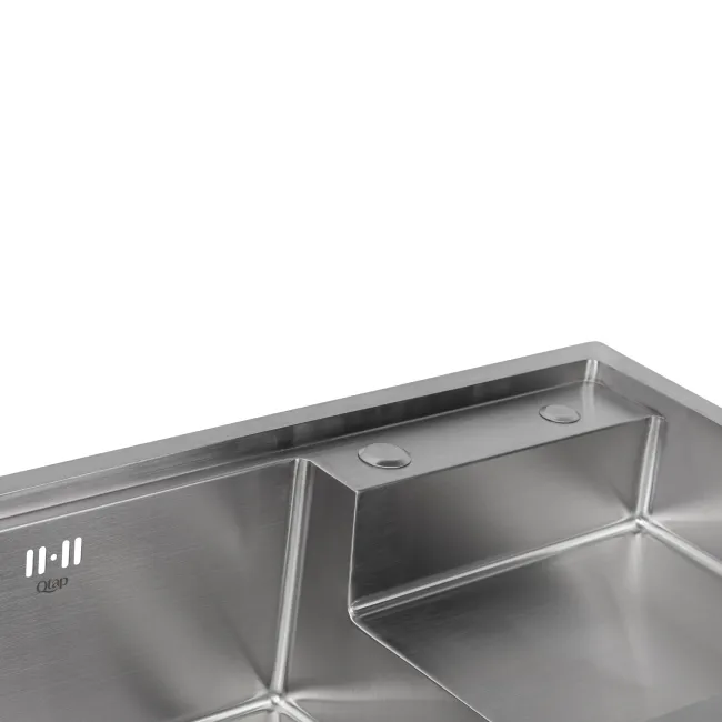 Кухонная мойка Qtap D7848-L 3.0/1.2 мм Satin (QTD7848L3012)