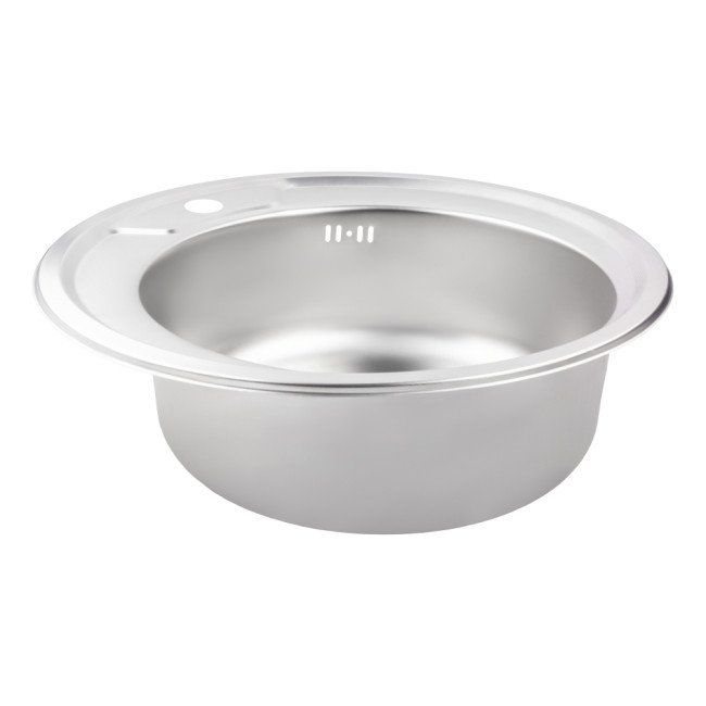 Кухонная мойка Lidz 490-A 0,6 мм Micro Decor (LIDZ490AMDEC06)