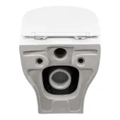 Унитаз подвесной Qtap Aries безободковый с сиденьем Soft-close QT0333063ERW
