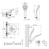 Смеситель для душа Lidz (CRM) Premiera 41 010