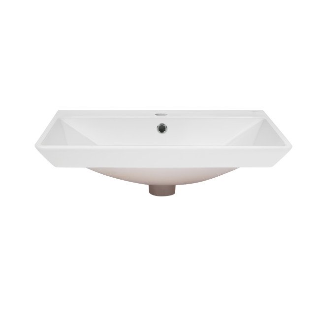 Раковина Qtap Albatross D 600х500х210 White з донним клапаном QT01115060DW