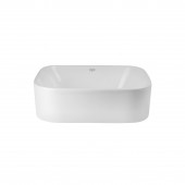 Раковина-чаша Qtap Scorpio 350х390х120 White с донным клапаном QT14112241W