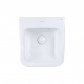 Раковина подвесная моноблок Qtap Tern 370х410х400 White с донным клапаном QT1711G808W