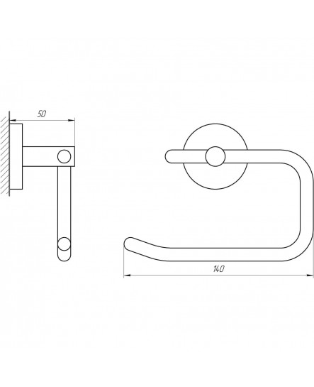 Держатель туалетной бумаги Perfect Sanitary Appliances SP 8116