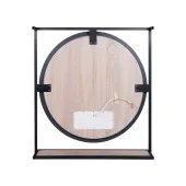 Дзеркало Qtap Taurus 800х850х140 Black/Whitish oak з LED-підсвічуванням