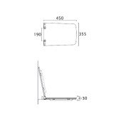 Сидіння для унітаза Azzurra Prua PRU1800F з мікроліфтом Сидіння для унітаза Azzurra Prua PRU1800F з мікроліфтом