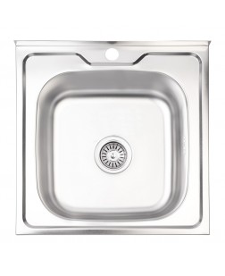 Кухонна мийка Lidz 5050 0,8 мм Satin (LIDZ5050SAT8)