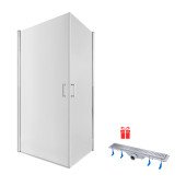 Душевая кабина Qtap Gemini CRM1018RC6 100х80 см Душевая кабина Qtap Gemini CRM1018RC6 100х80 см