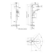 Душова система Qtap Taurus 51103VKOB Душова система Qtap Taurus 51103VKOB