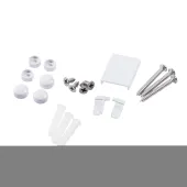Штора на ванну Qtap Gemini WHI401214RP4 скло Pear 4 мм, 120x140 см
