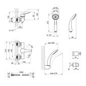 Смеситель для душа Qtap Integrа CRM 010