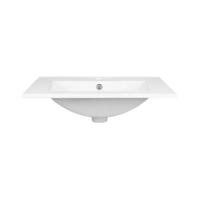 Комплект Qtap Tern 600х725х437 Matt black тумба напольная + раковина врезная QT1771TNL6023060CMB