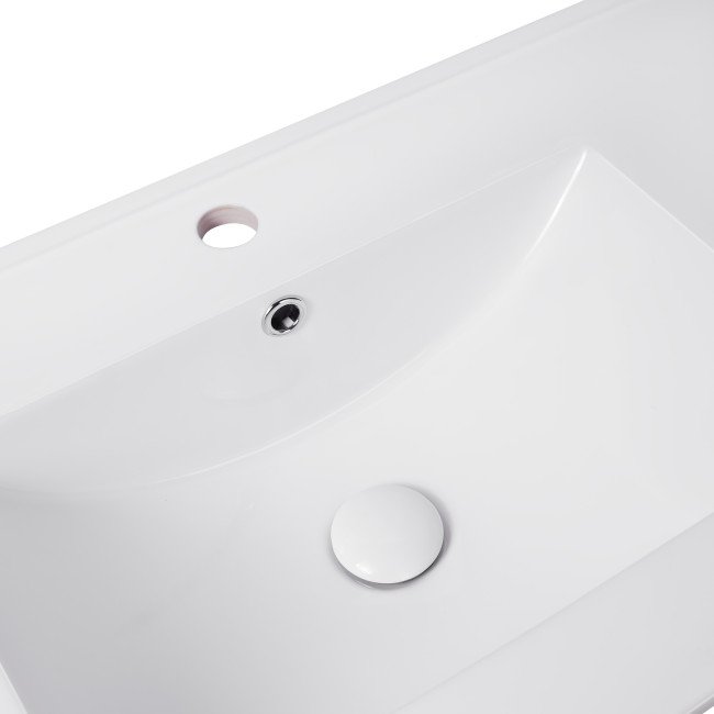 Раковина Qtap Albatross E 900х460х180 White з донним клапаном QT01119090EW