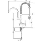 Змішувач для кухні з рефлекторним виливом Bianchi Style LVMSTY2015FCRM Змішувач для кухні з рефлекторним виливом Bianchi Style LVMSTY2015FCRM