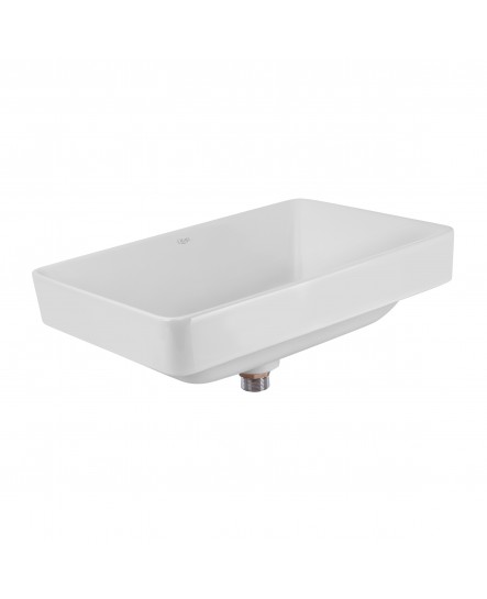 Раковина Qtap Crow 500x350x180 White з донним клапаном QT0511L582W