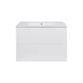 Комплект Qtap Tern 800х580х437 White тумба підвісна + раковина урізна QT1772TPL8013080CW