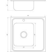 Мийка кухонна Mira MR 6060 L P Polish Left