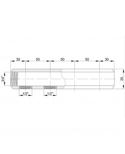 Колектор Icma 3/4" 4 виходи №1102