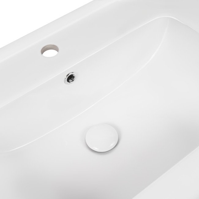 Раковина Qtap Albatross E49 1200х490х200 White з донним клапаном QT01119120E49W