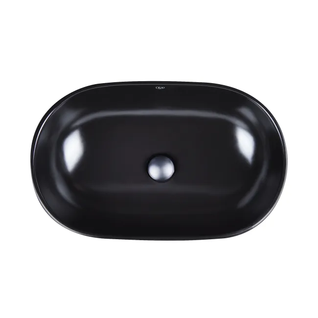 Раковина-чаша Qtap Leo 585х380х180 Matt black с донным клапаном QT1111A028MB Раковина-чаша Qtap Leo 585х380х180 Matt black с донным клапаном QT1111A028MB