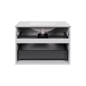 Комплект Qtap Tern 800х580х437 White тумба підвісна + раковина урізна QT1772TPL8013080CW