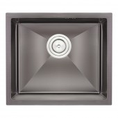 Кухонная мойка Qtap D4843BL 2.7/1.0 мм Black (QTD4843BLPVD2710)