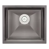 Кухонна мийка Qtap D4843BL 2.7/1.0 мм Black (QTD4843BLPVD2710)