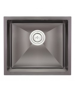 Кухонная мойка Qtap D4843BL 2.7/1.0 мм Black (QTD4843BLPVD2710)