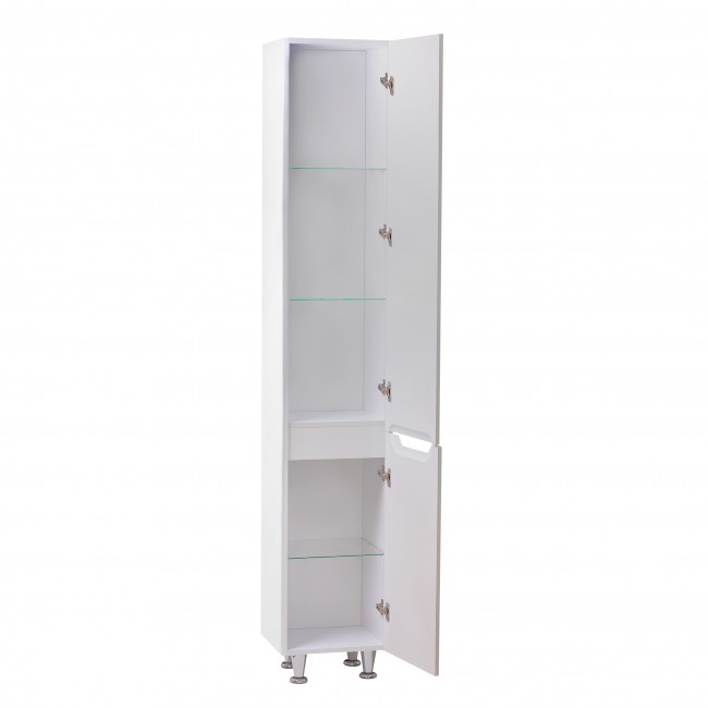 Пенал напольный Qtap Scorpio 350х1900х300 White QT1475PN1901RW