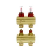 Колектор з витратомірами Danfoss FHF на 2 виходи (088U0522)