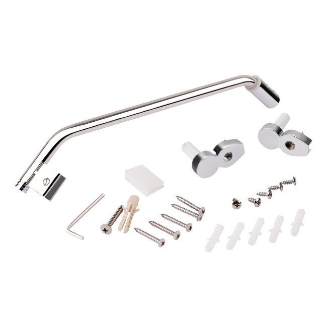 Штора на ванну Lidz Brama SS120x140L.CRM.FR скло Frost 6 мм, ліва Штора на ванну Lidz Brama SS120x140L.CRM.FR скло Frost 6 мм, ліва