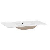 Раковина Qtap Albatross E49 1200х490х200 White з донним клапаном QT01119120E49W