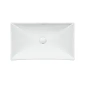 Раковина-чаша Qtap Crow 655х380х140 White с донным клапаном QT05117065HW